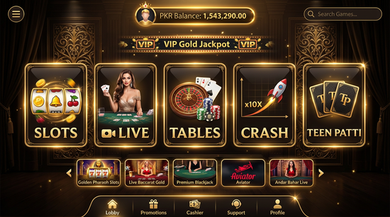 Main screen of pakgames casino page for PK players - 4